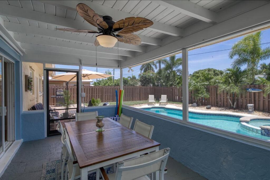 Paradise 4 Min To The Beach With Private Heated Pool 迪尔菲尔德海滩 外观 照片